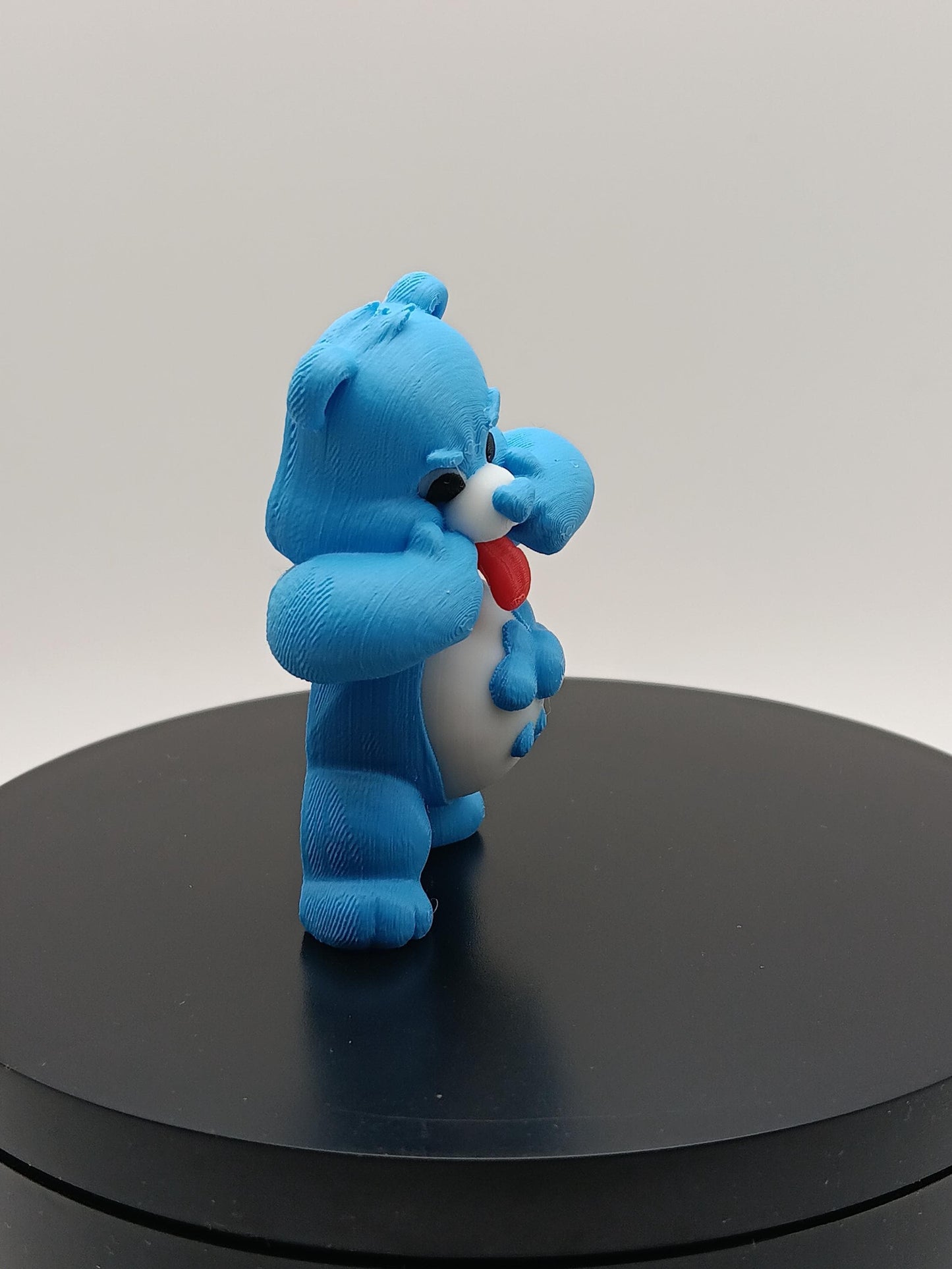 3D Printed Blue Care Bear Inspired Flexi Toy | Articulated Collectible Model