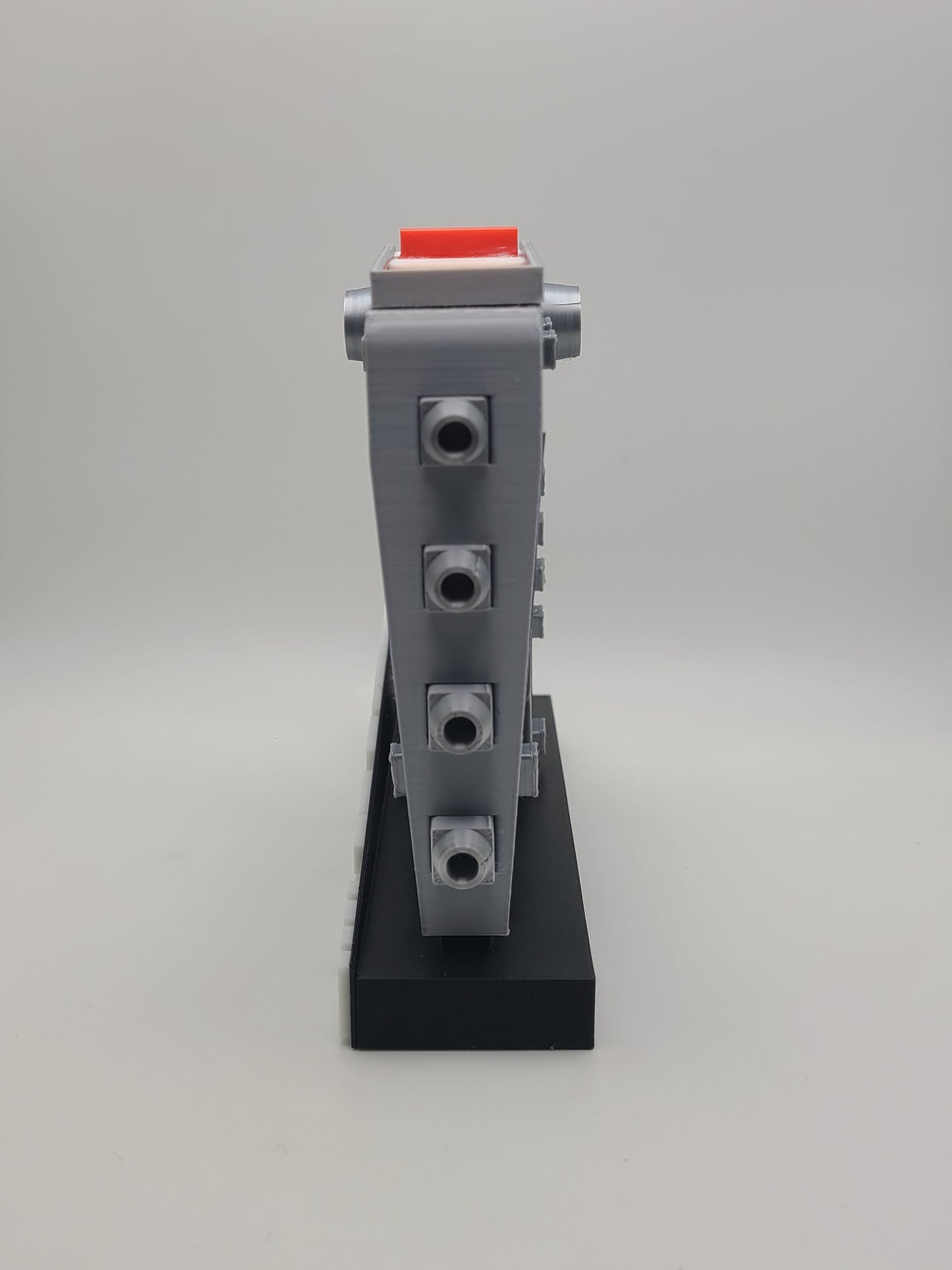 3D Printed Space: 1999 Laser Pistol Replica with Display Stand