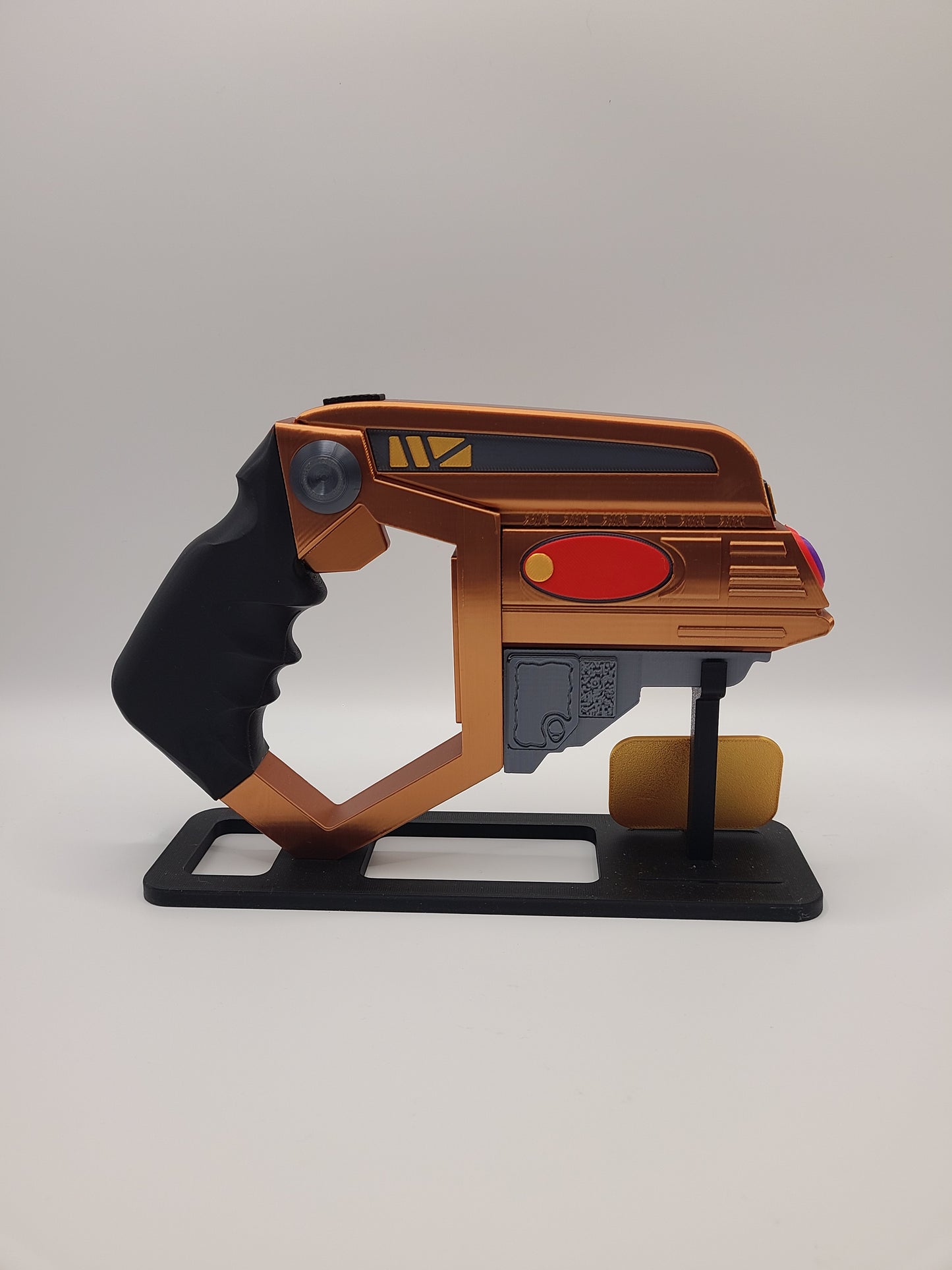 Bajoran Phaser Replica with Display Stand Working Trigger & Removable Power Cell