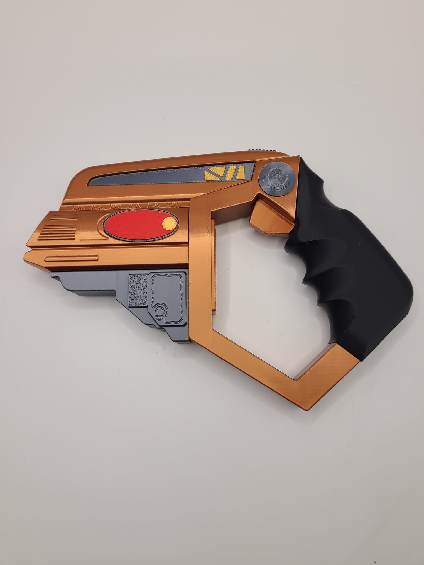 Bajoran Phaser Replica with Display Stand Working Trigger & Removable Power Cell