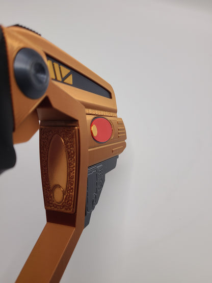 Bajoran Phaser Replica with Display Stand Working Trigger & Removable Power Cell