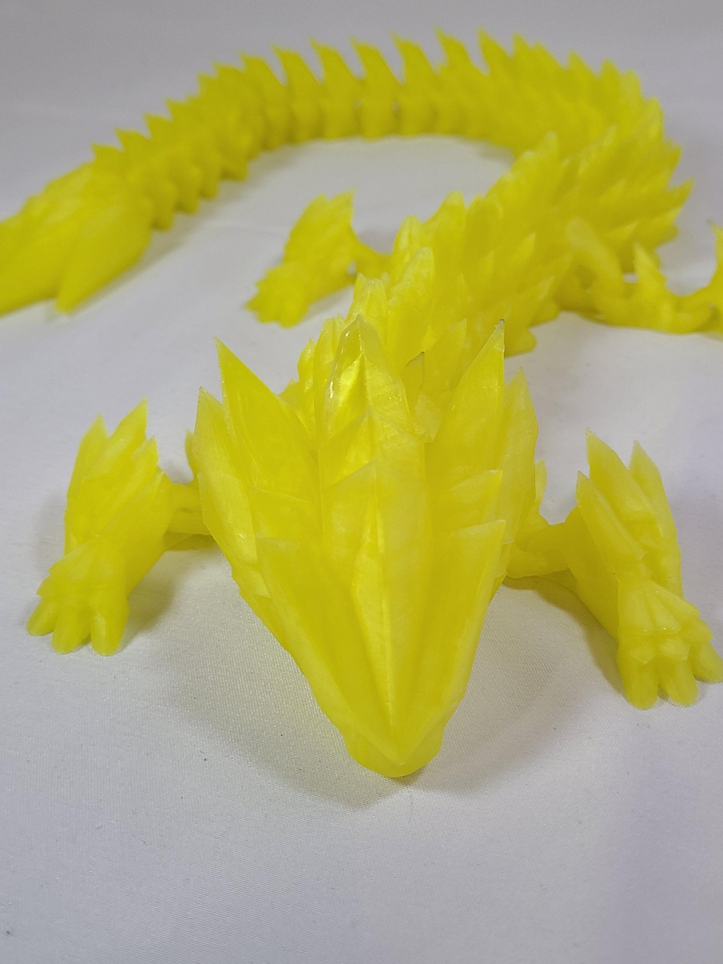Articulated Lightning Dragon | Large 24in 3D Printed Flexi Toy