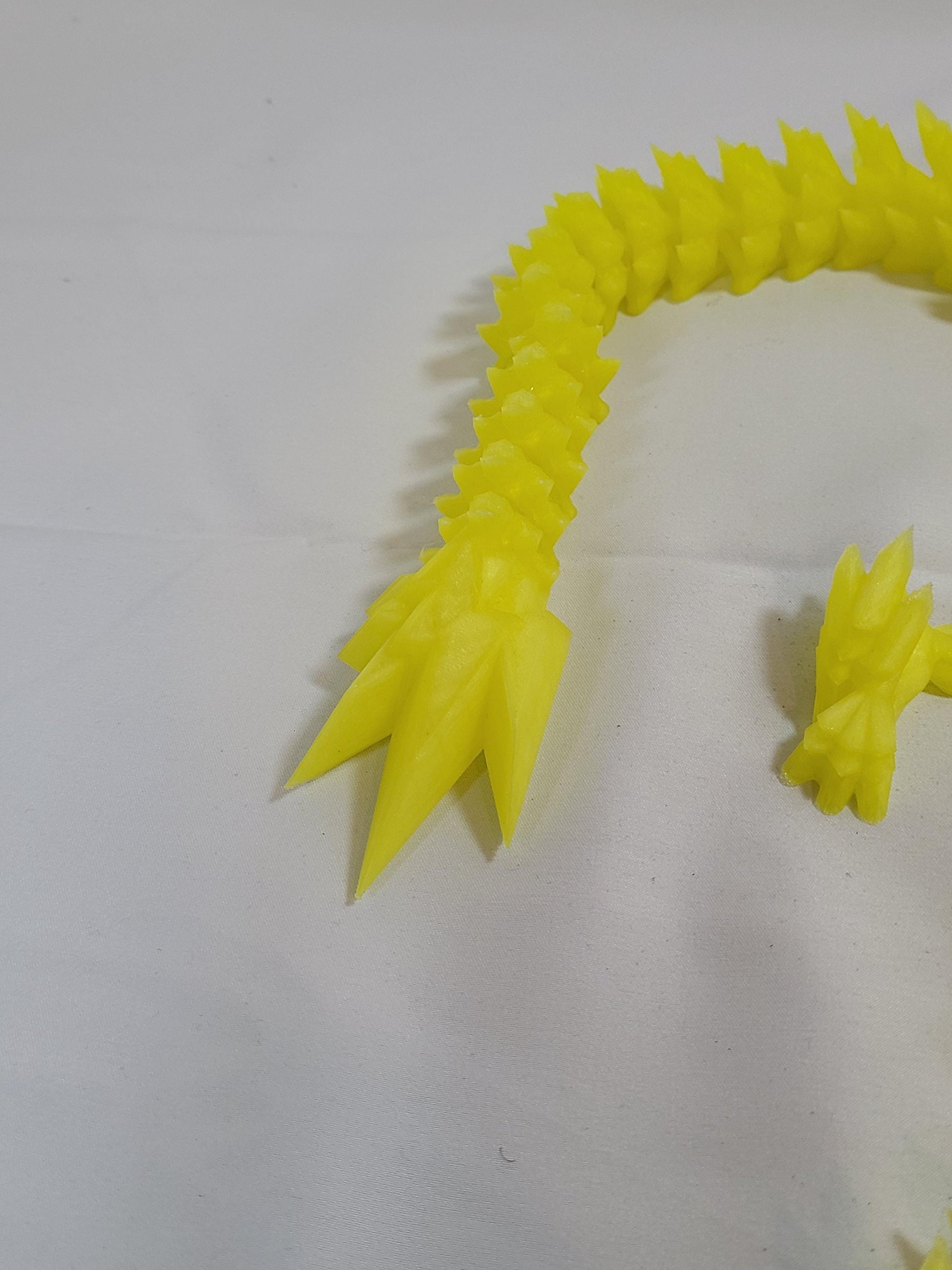 Articulated Lightning Dragon | Large 24in 3D Printed Flexi Toy