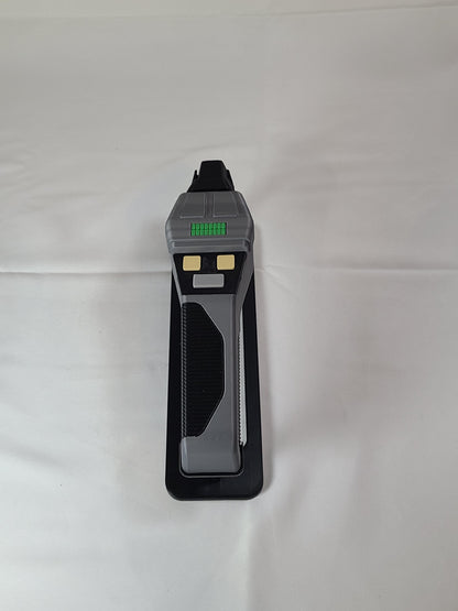 Cobrahead Phaser Replica with Display Stand & Nameplate | Sci-Fi Prop | 3D Printed Collector Display