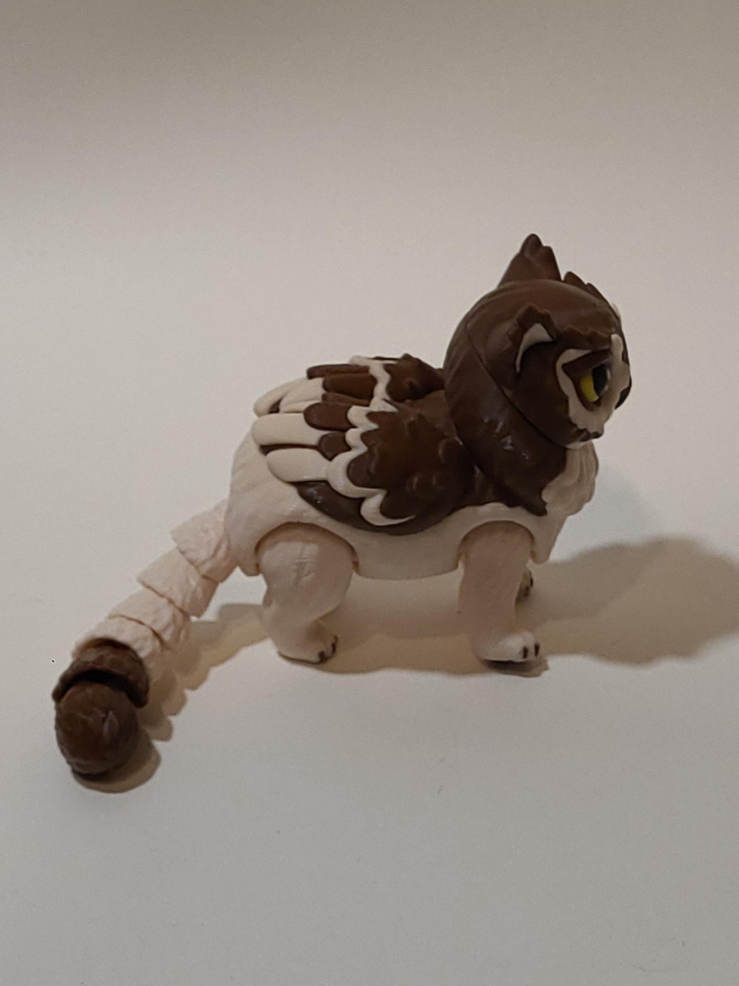 3D Printed Articulated Owlcat | Poseable Fidget Desk Pet