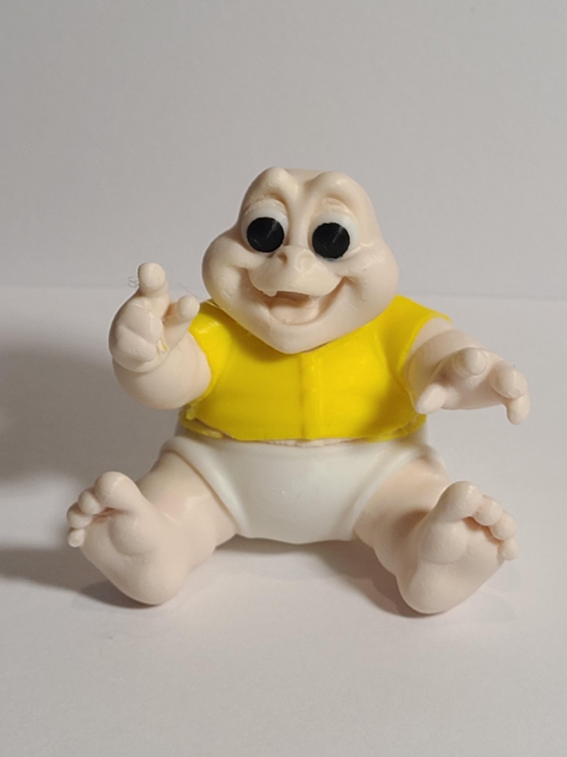 3D Printed Baby Dinosaur Flexi Toy • Dinosaurs TV Character, 4.5in Articulated Figure