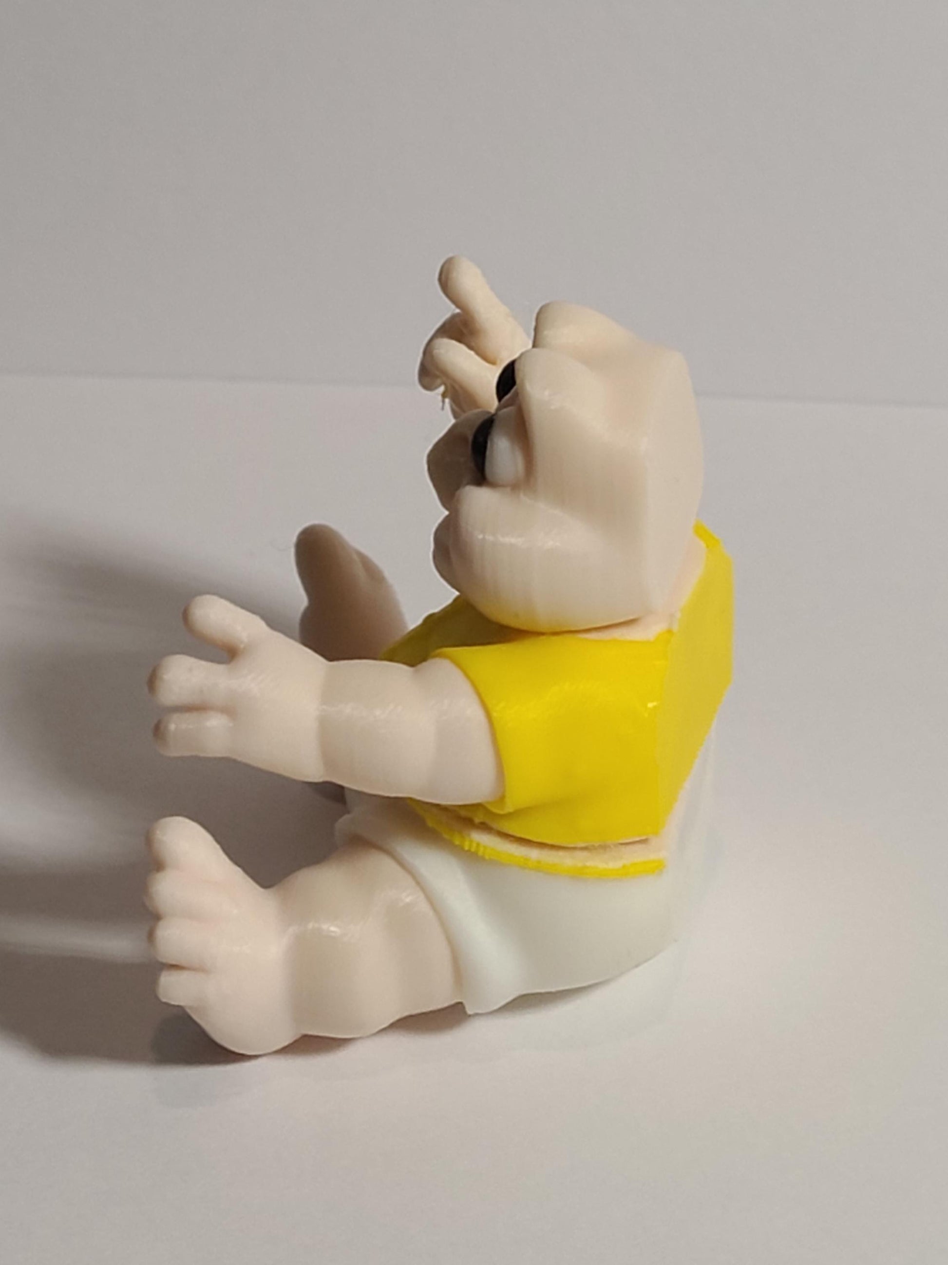 3D Printed Baby Dinosaur Flexi Toy • Dinosaurs TV Character, 4.5in Articulated Figure