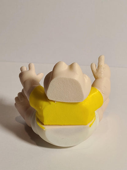 3D Printed Baby Dinosaur Flexi Toy • Dinosaurs TV Character, 4.5in Articulated Figure