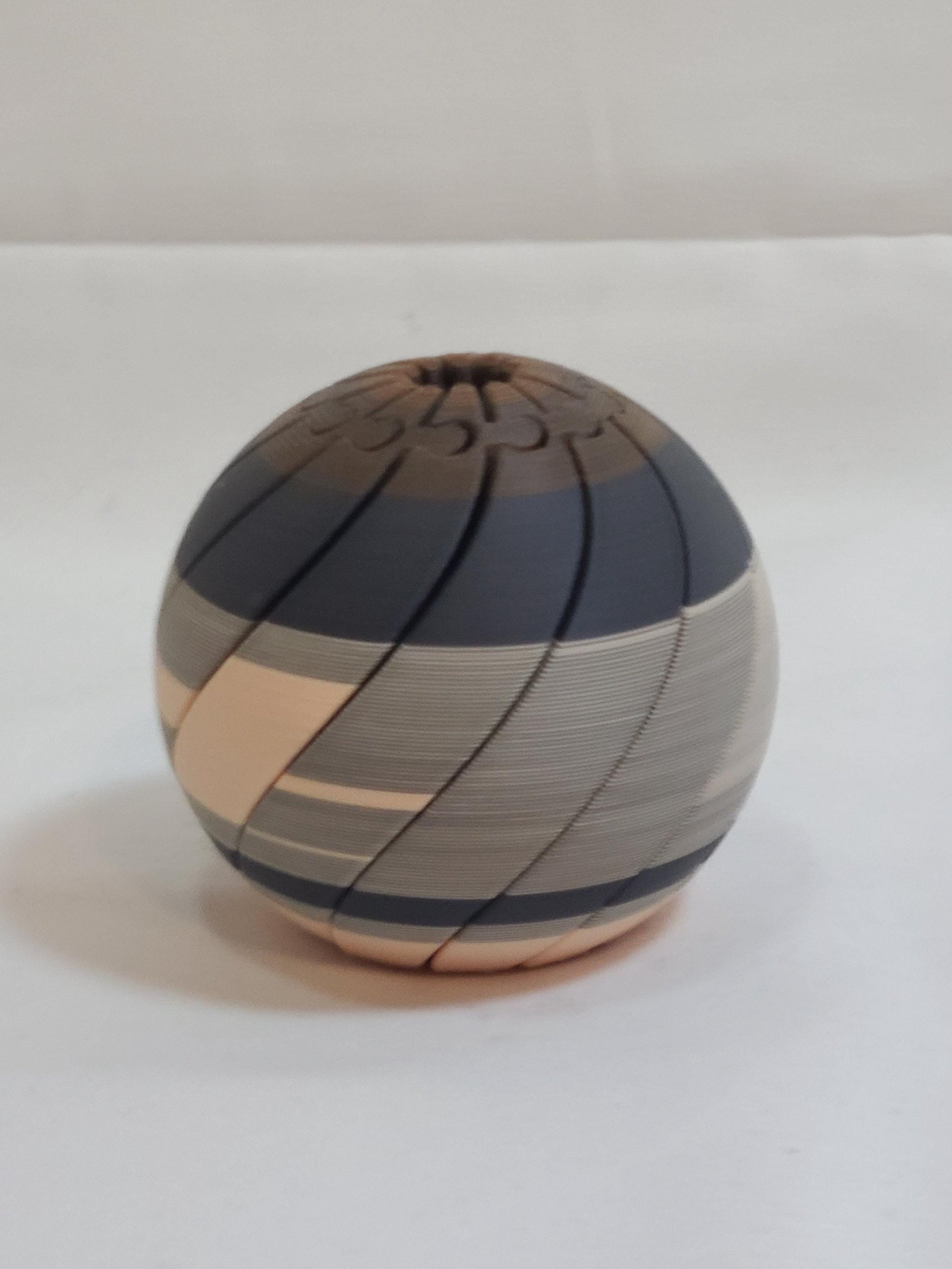 3D Printed Fidget Ball – Sensory Stress Relief Desk Toy for ADHD Anxiety (Pocket Size)