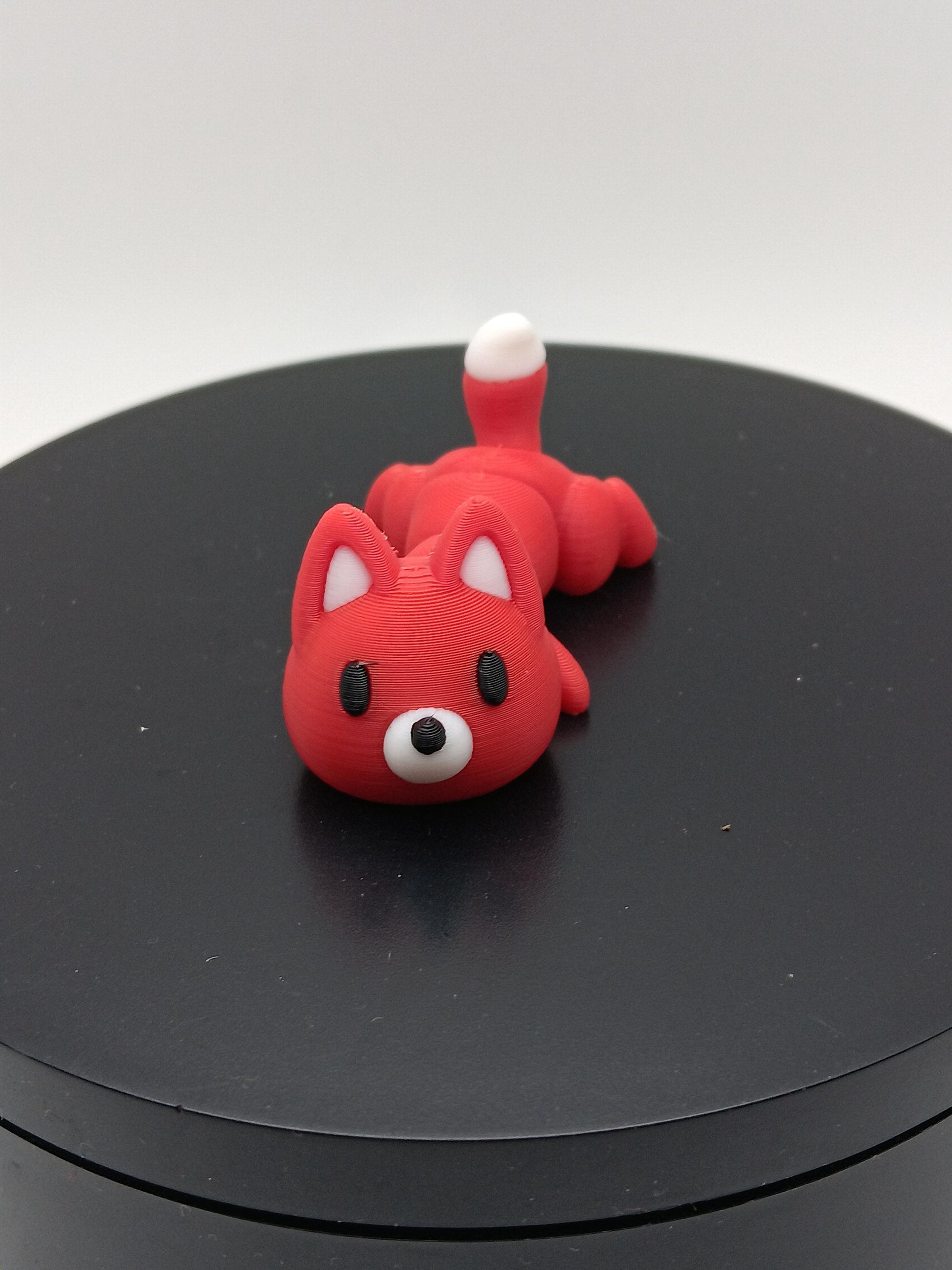 3D Printed Flexi Fox Fidget Toy | Desk Animal Model