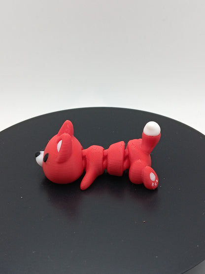 3D Printed Flexi Fox Fidget Toy | Desk Animal Model