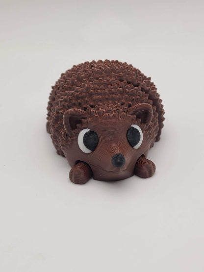 3D Printed Flexi Hedgehog – Articulated Fidget Toy, Desk Decor