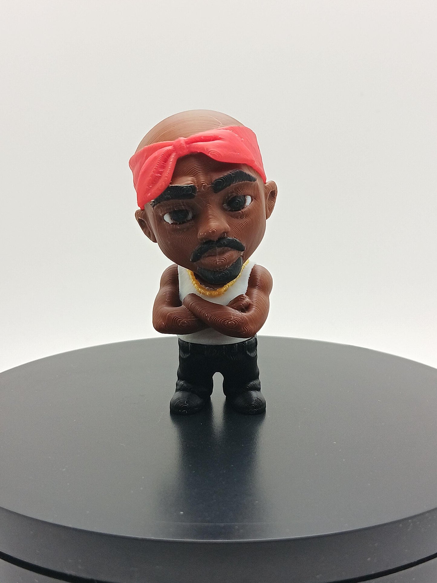 3D Printed Flexi 2Pac Inspired Toy | Collectible Model | Rap Hip Hop Gift