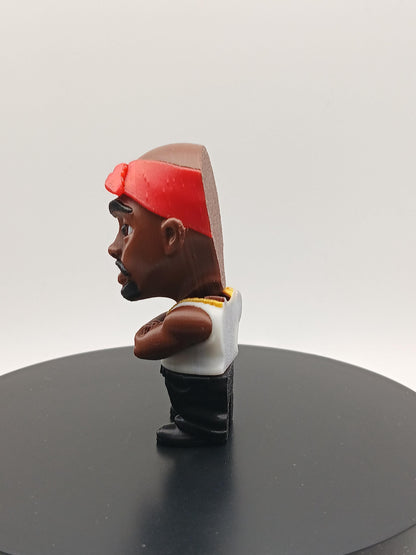 3D Printed Flexi 2Pac Inspired Toy | Collectible Model | Rap Hip Hop Gift