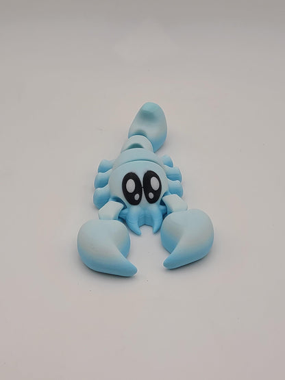 3D Printed Flexi Scorpion Keychain | Articulated Desk Toy | Poseable Scorpion Fidget Gift