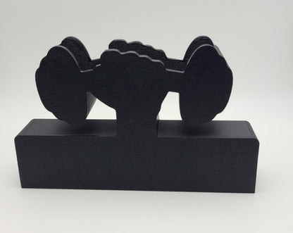 3D Printed Gym Business Card Holder – Fitness Gift for Trainers