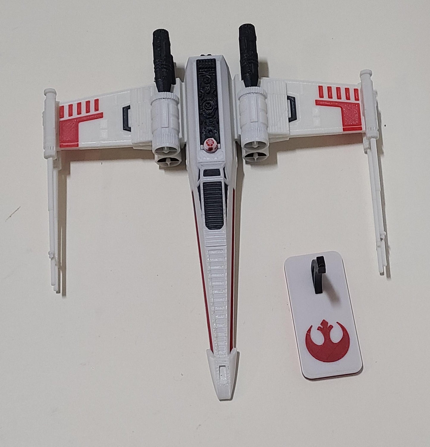 3D Printed X-Wing Fighter Model | Sci-Fi Starfighter Decor