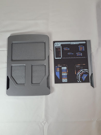 Flashback PADD Replica | Star Trek Inspired Display Tablet | Sci-Fi Desk Prop | 3D Printed PADD | TNG Style Collectible