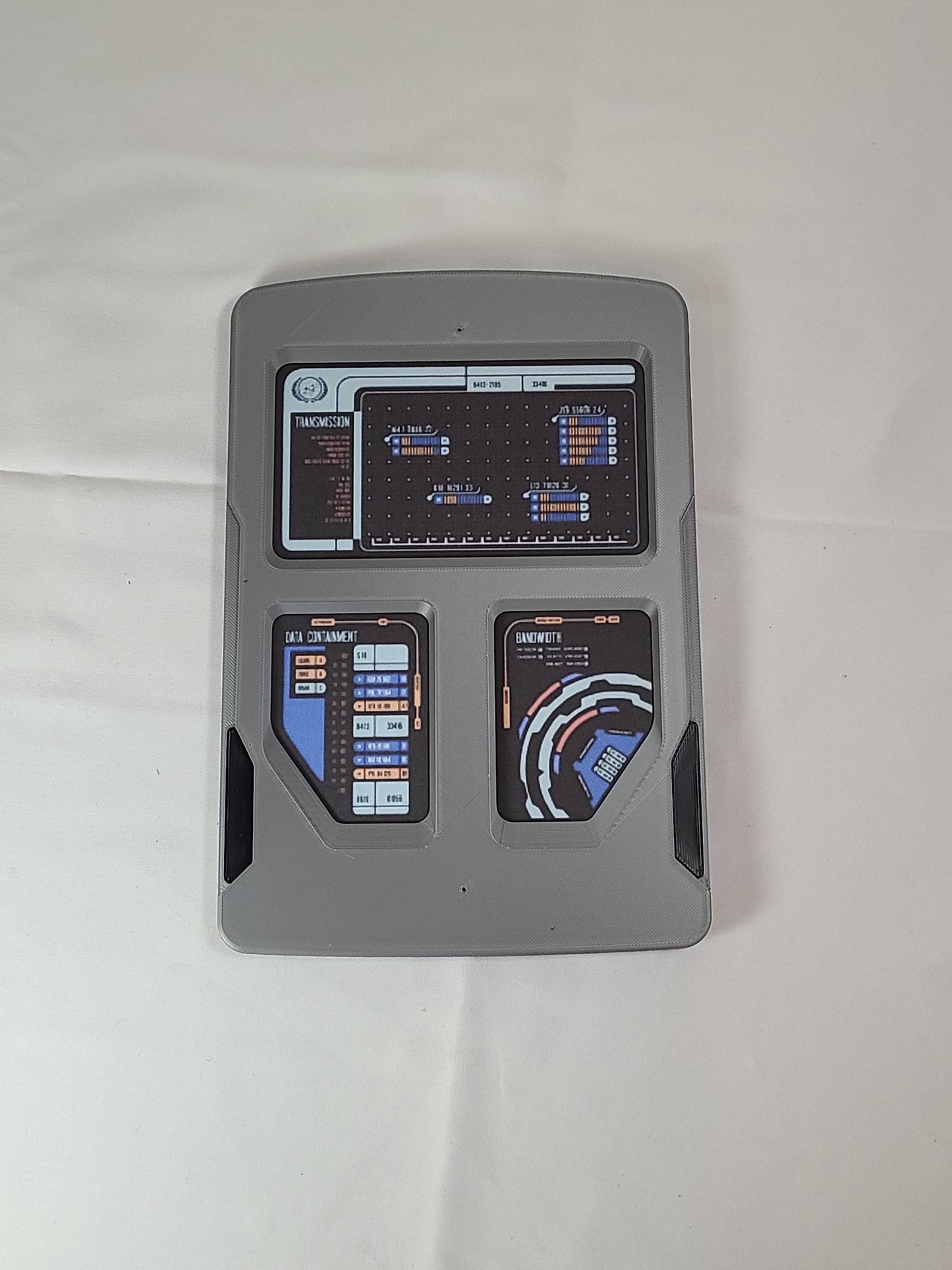 Flashback PADD Replica | Star Trek Inspired Display Tablet | Sci-Fi Desk Prop | 3D Printed PADD | TNG Style Collectible