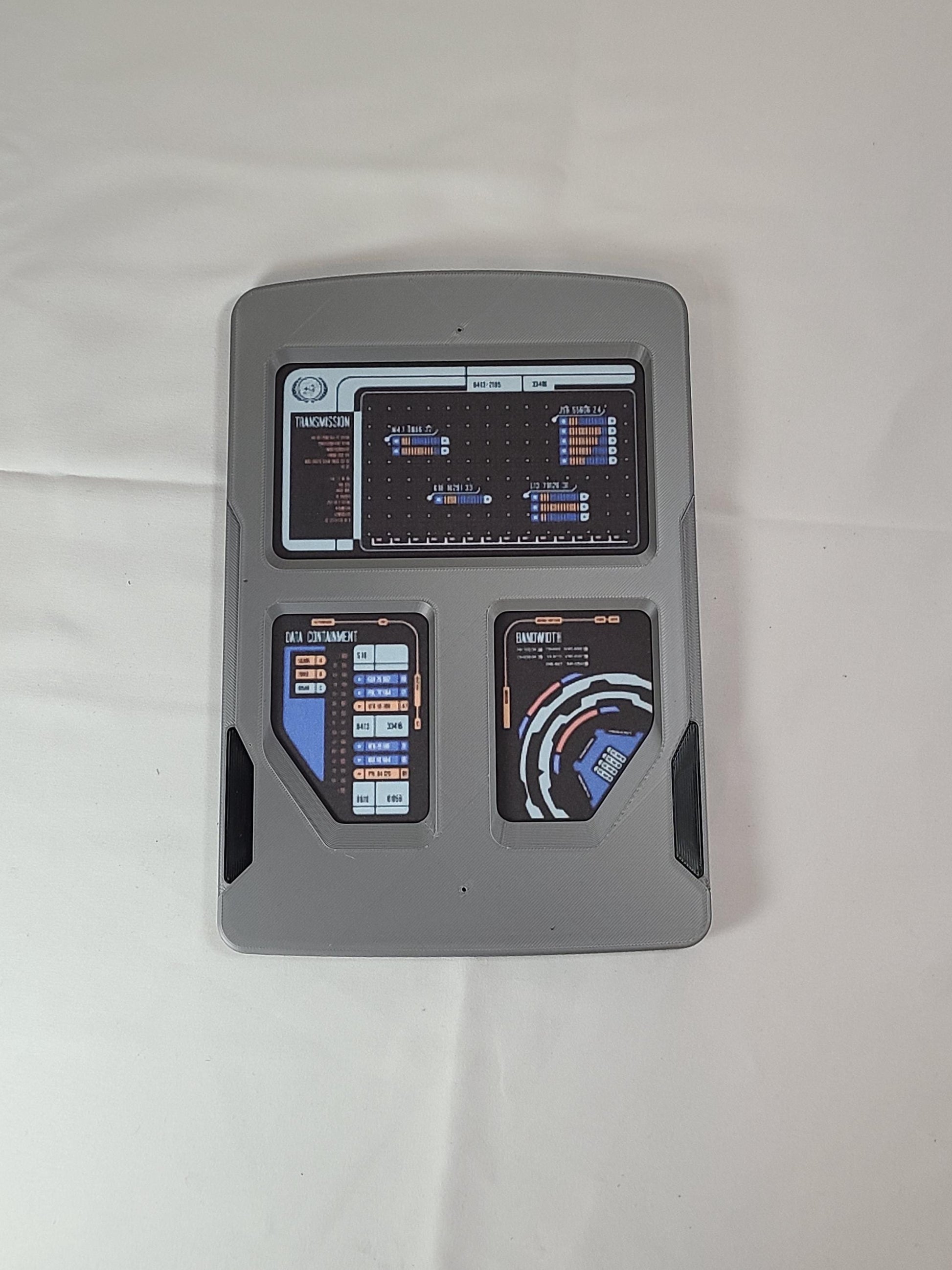 Flashback PADD Replica | Star Trek Inspired Display Tablet | Sci-Fi Desk Prop | 3D Printed PADD | TNG Style Collectible