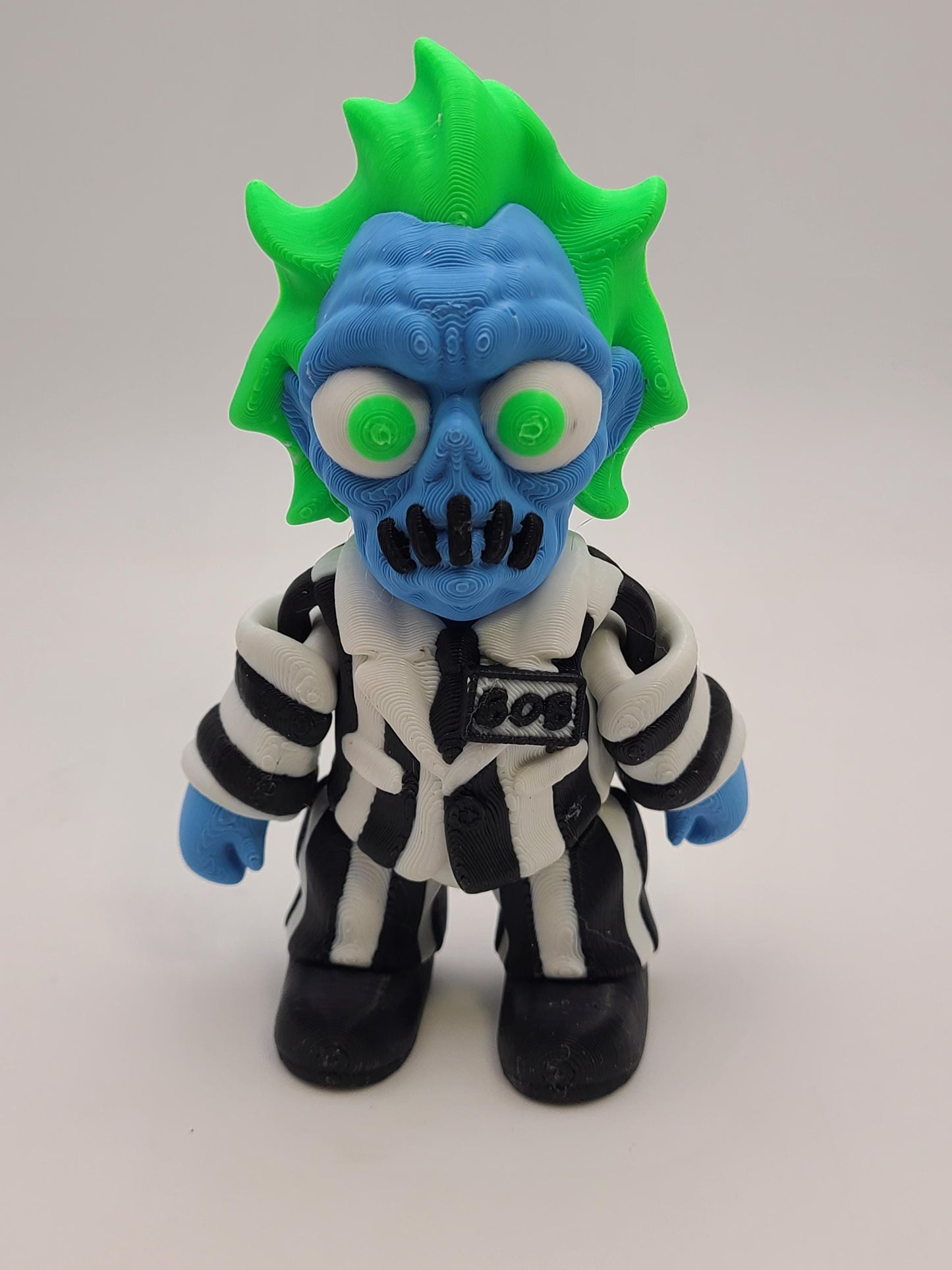 Flexi Bob Toy | 3D Printed Articulated Figure | Beetlejuice 2 Inspired