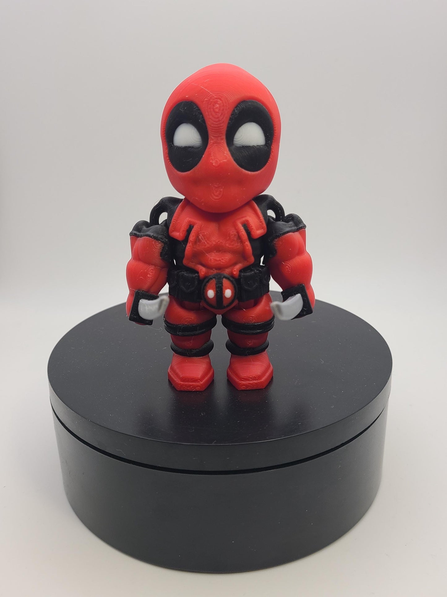 Flexi Deadpool Toy | 3D Printed Flexible Collectible Figure | Poseable Desk Toy | Marvel Inspired Gift