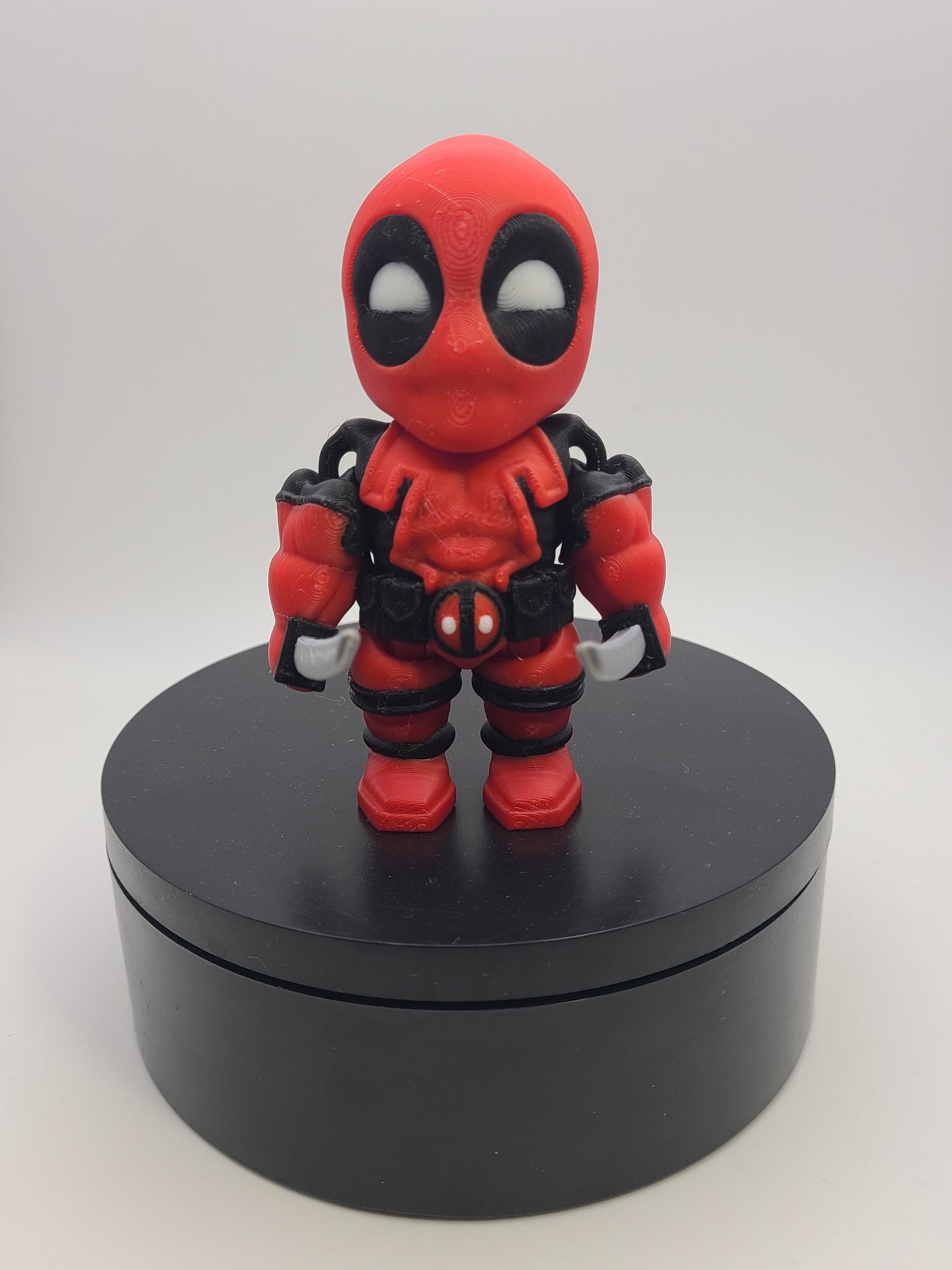 Flexi Deadpool Toy | 3D Printed Flexible Collectible Figure | Poseable Desk Toy | Marvel Inspired Gift