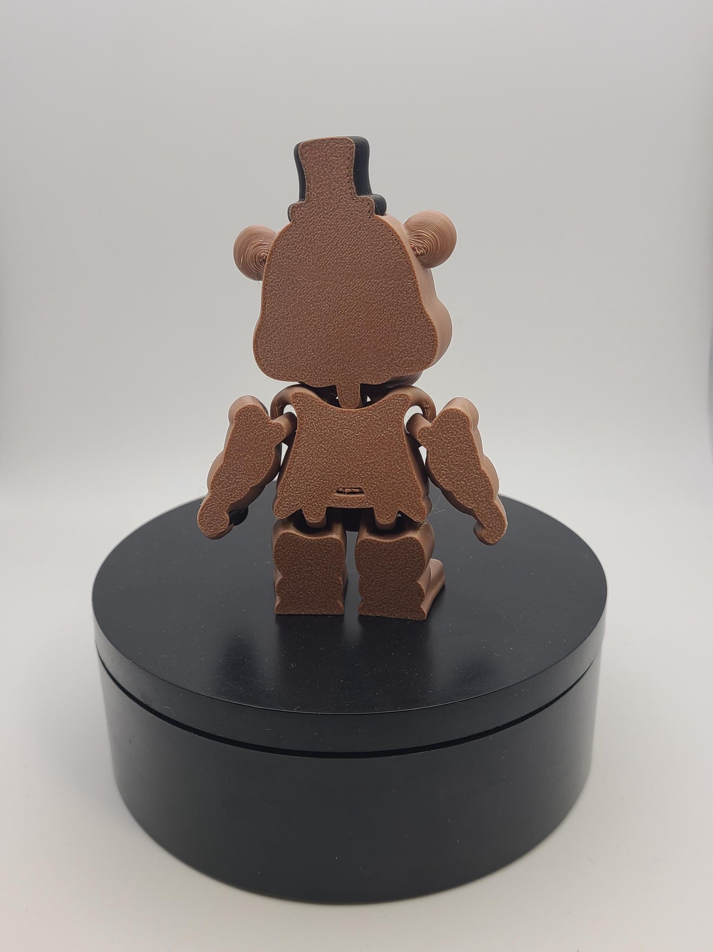 Flexi Freddy Bear Toy | Five Nights Movie Collectible | Poseable 3D Printed Horror Gamer Gift