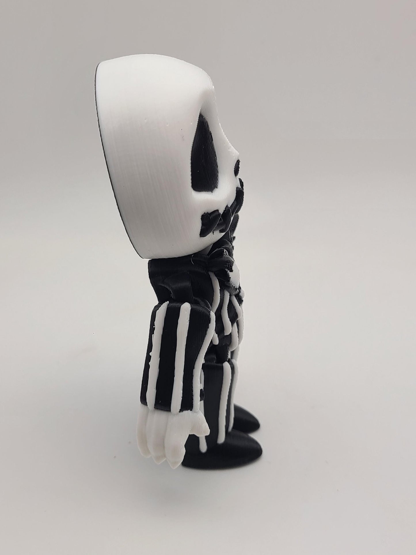Flexi Jack Skellington Toy | 3D Printed Nightmare Before Christmas Figure | Halloween Collectible Gift