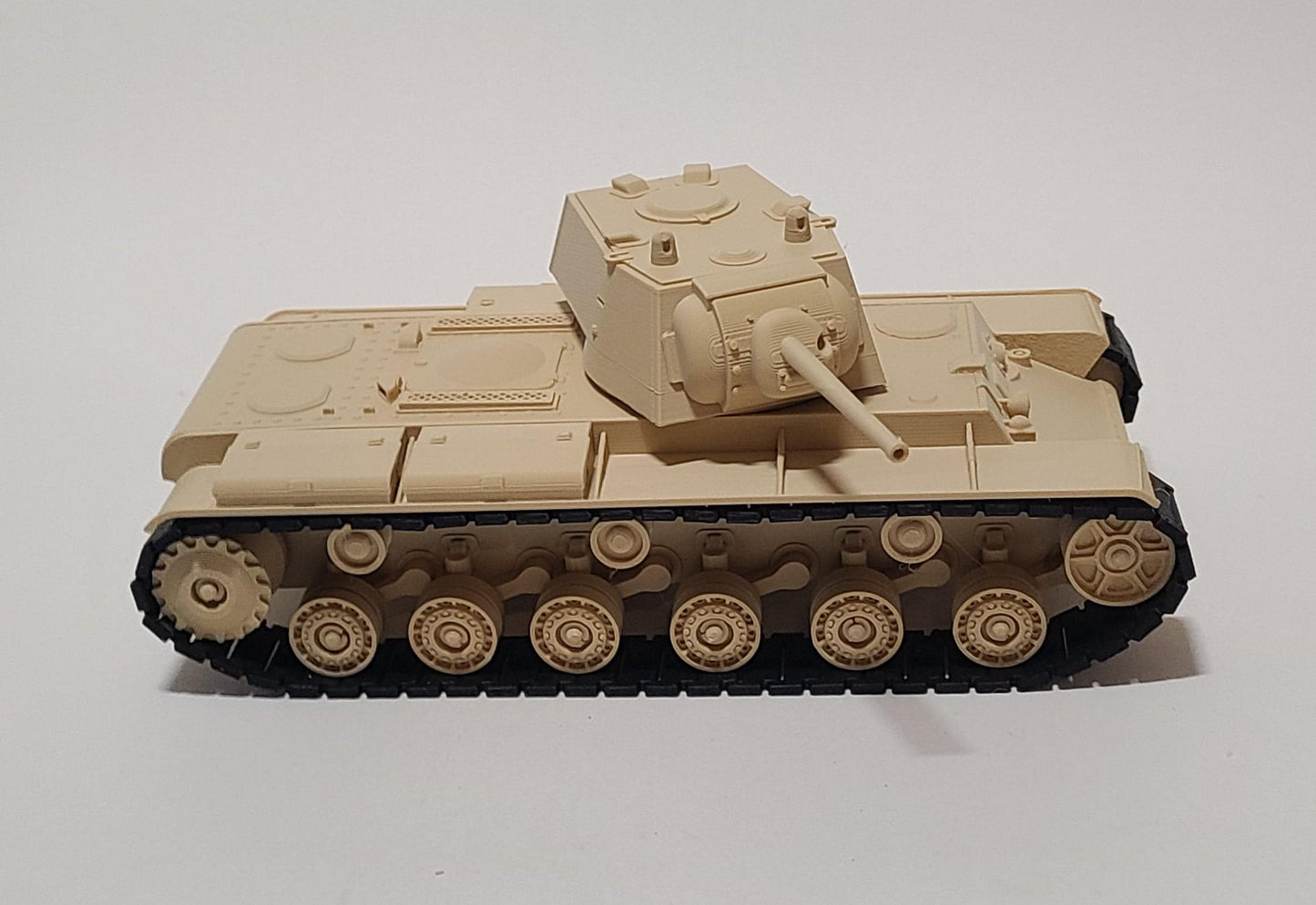 KV-1 Soviet Heavy Tank 1:35 Scale | 3D Printed Model Tank with Working Tracks & Rotating Turret | WWII Military Armor Replica