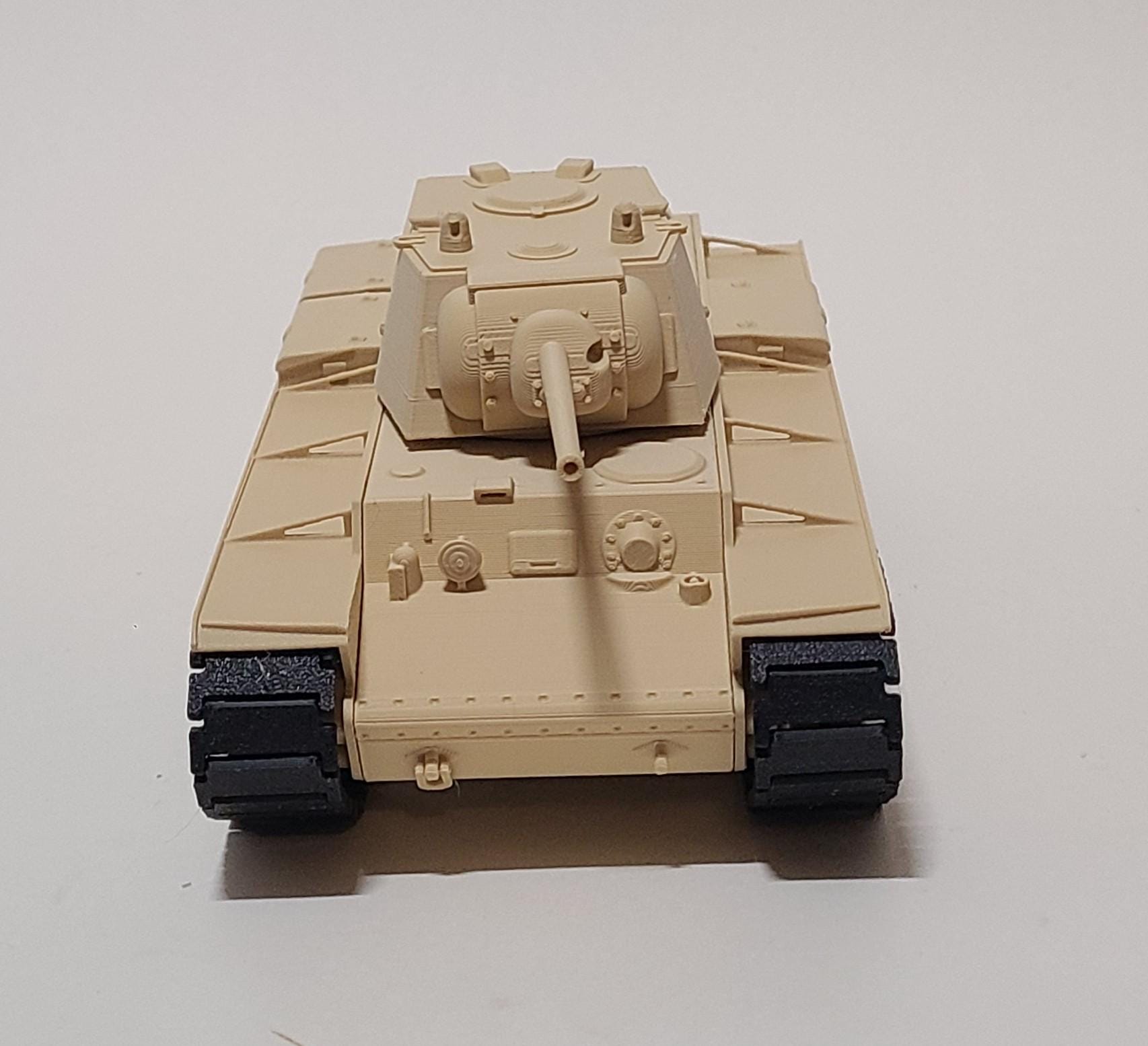 KV-1 Soviet Heavy Tank 1:35 Scale | 3D Printed Model Tank with Working Tracks & Rotating Turret | WWII Military Armor Replica