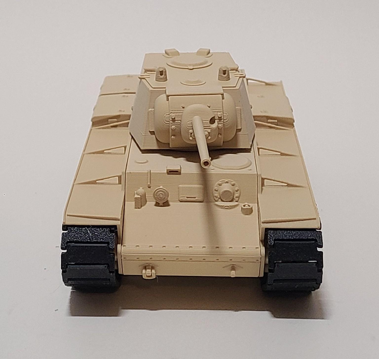 KV-1 Soviet Heavy Tank 1:35 Scale | 3D Printed Model Tank with Working Tracks & Rotating Turret | WWII Military Armor Replica