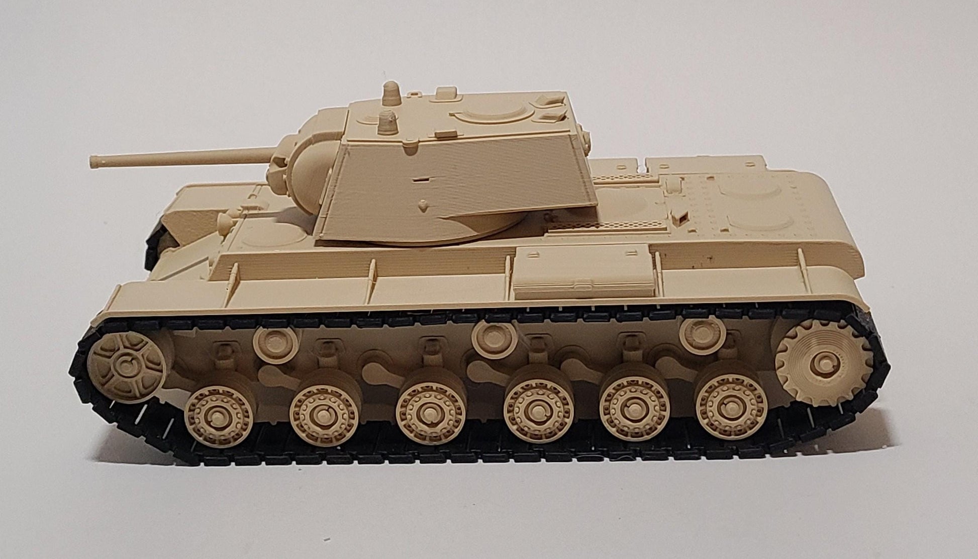 KV-1 Soviet Heavy Tank 1:35 Scale | 3D Printed Model Tank with Working Tracks & Rotating Turret | WWII Military Armor Replica