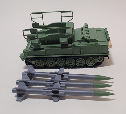 SA-6 Gainful Missile Launcher Model | 1/35 Scale, Working Tracks