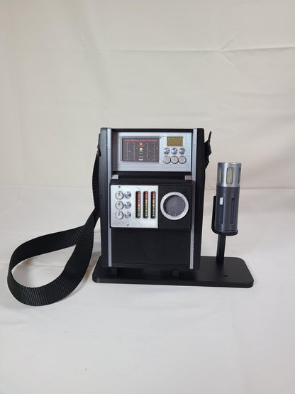 SNW Tricorder Replica, Prop with Strap, Scanner, Display Stand & Nameplate