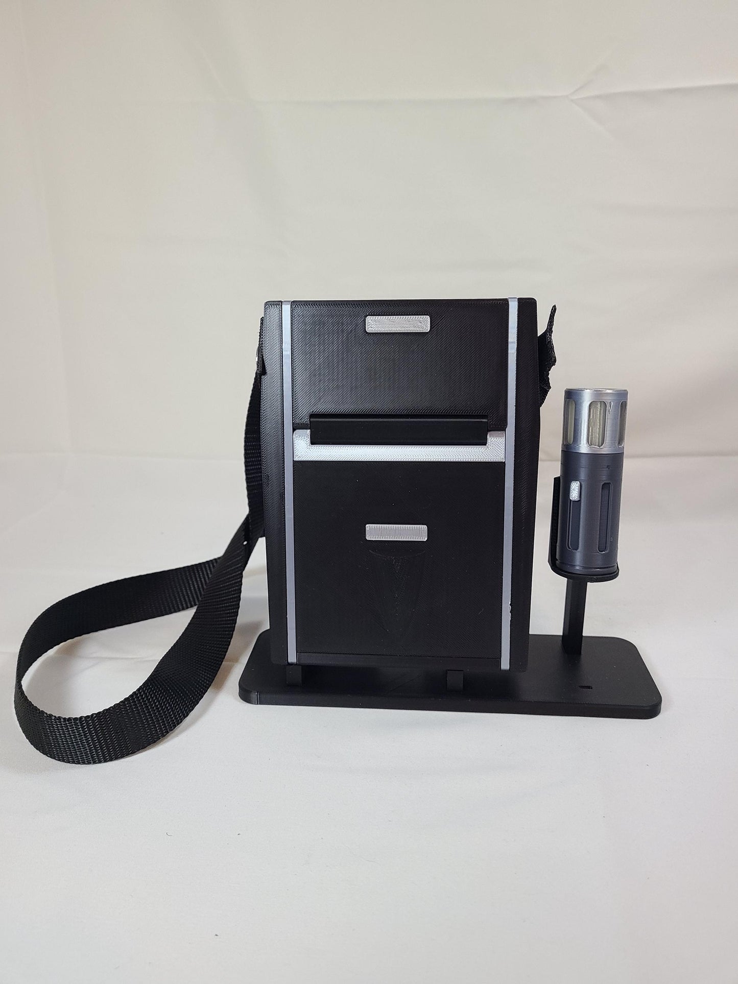 SNW Tricorder Replica, Prop with Strap, Scanner, Display Stand & Nameplate