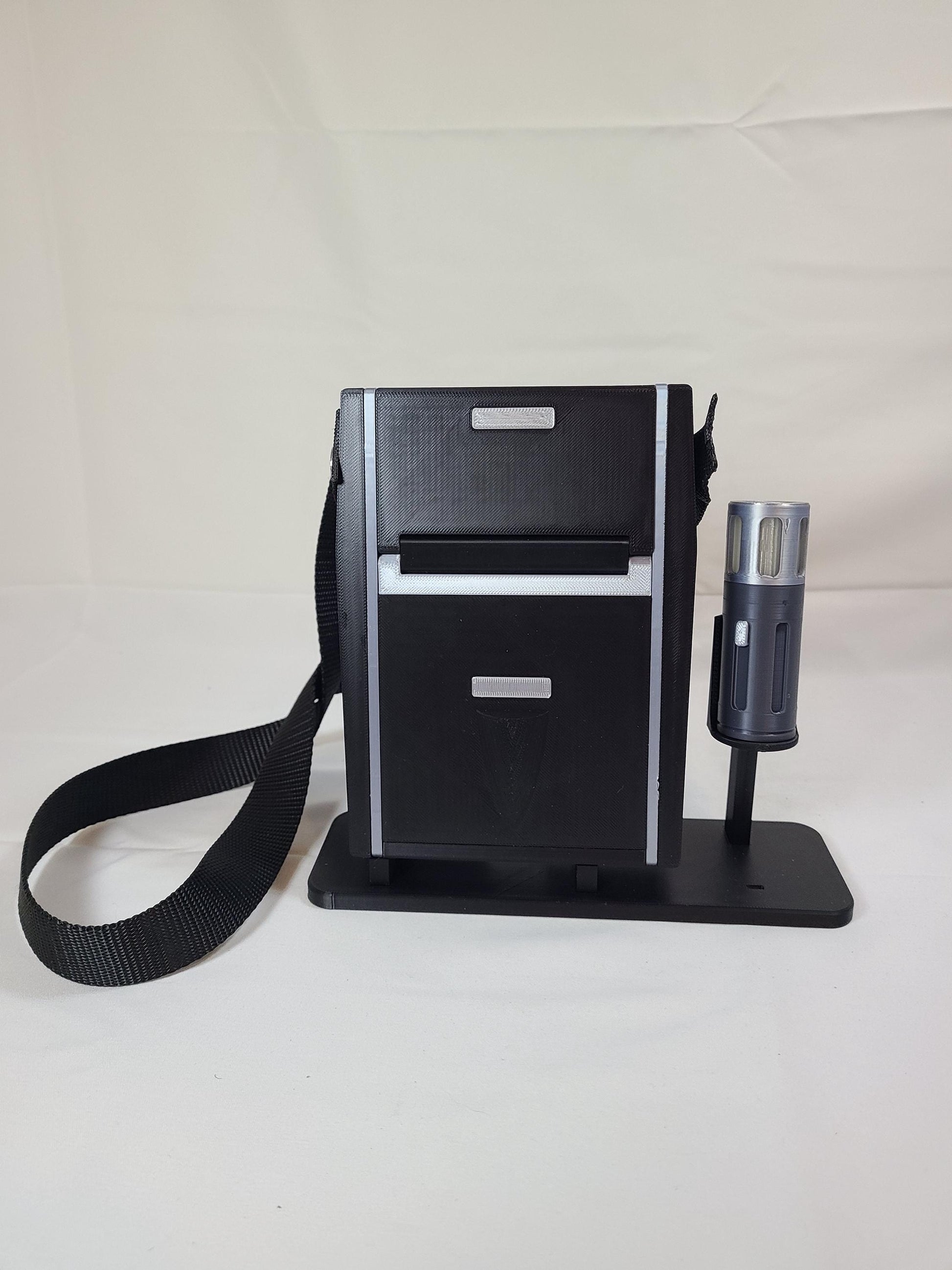 SNW Tricorder Replica, Prop with Strap, Scanner, Display Stand & Nameplate