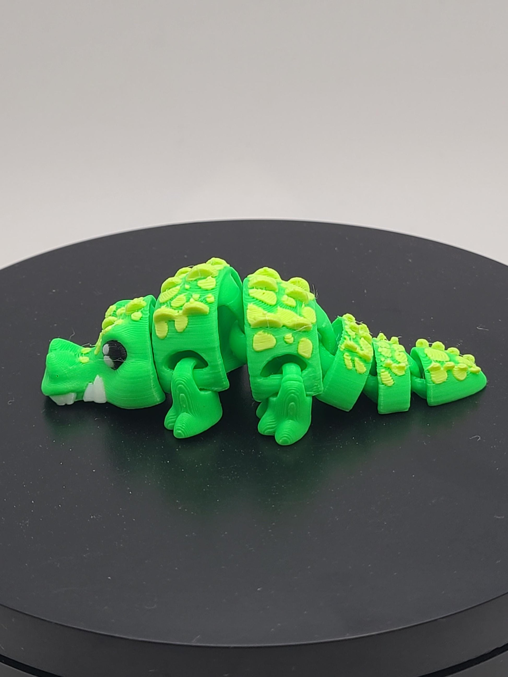 Set of 3 Flexi Crocodile Fidget Toy | 3D Printed Articulated Croc
