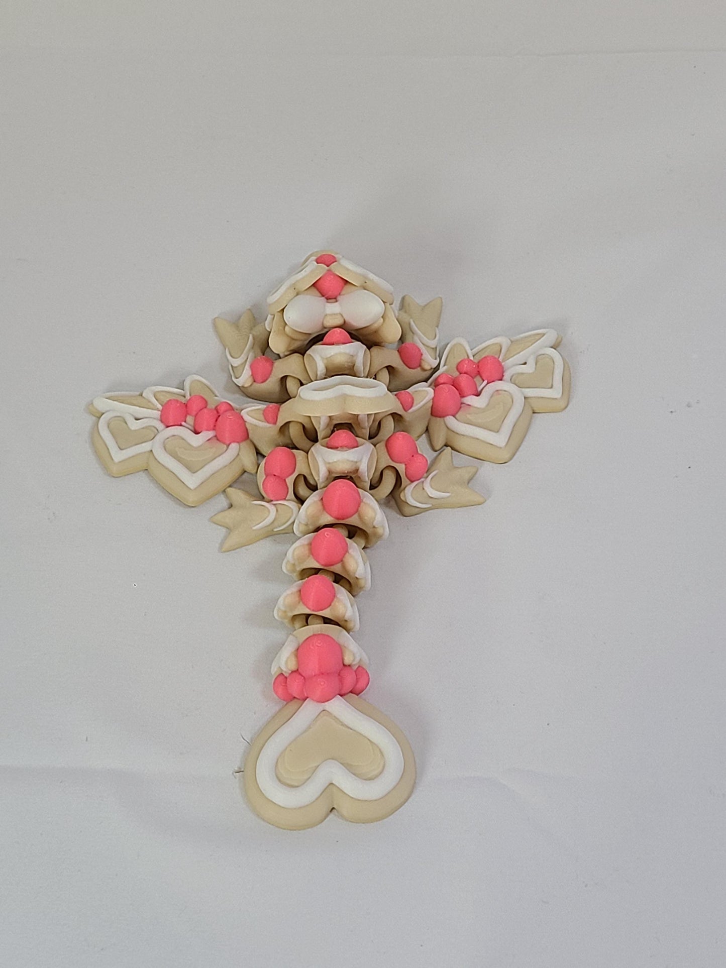 Sugar Cookie Dragon Flexi Toy | 3D Printed Articulated Fidget