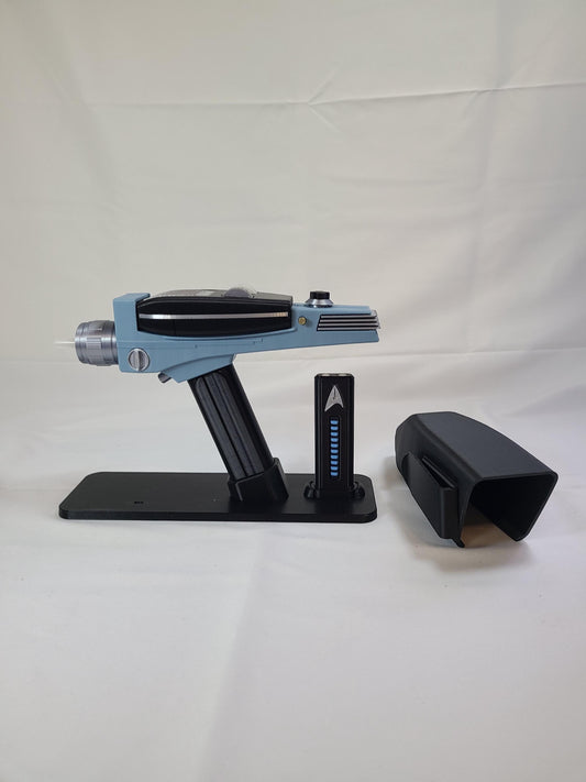 TOS Type II Phaser Replica | 3D Printed Cosplay Prop | With Display Stand w/ Tag & Holster Options