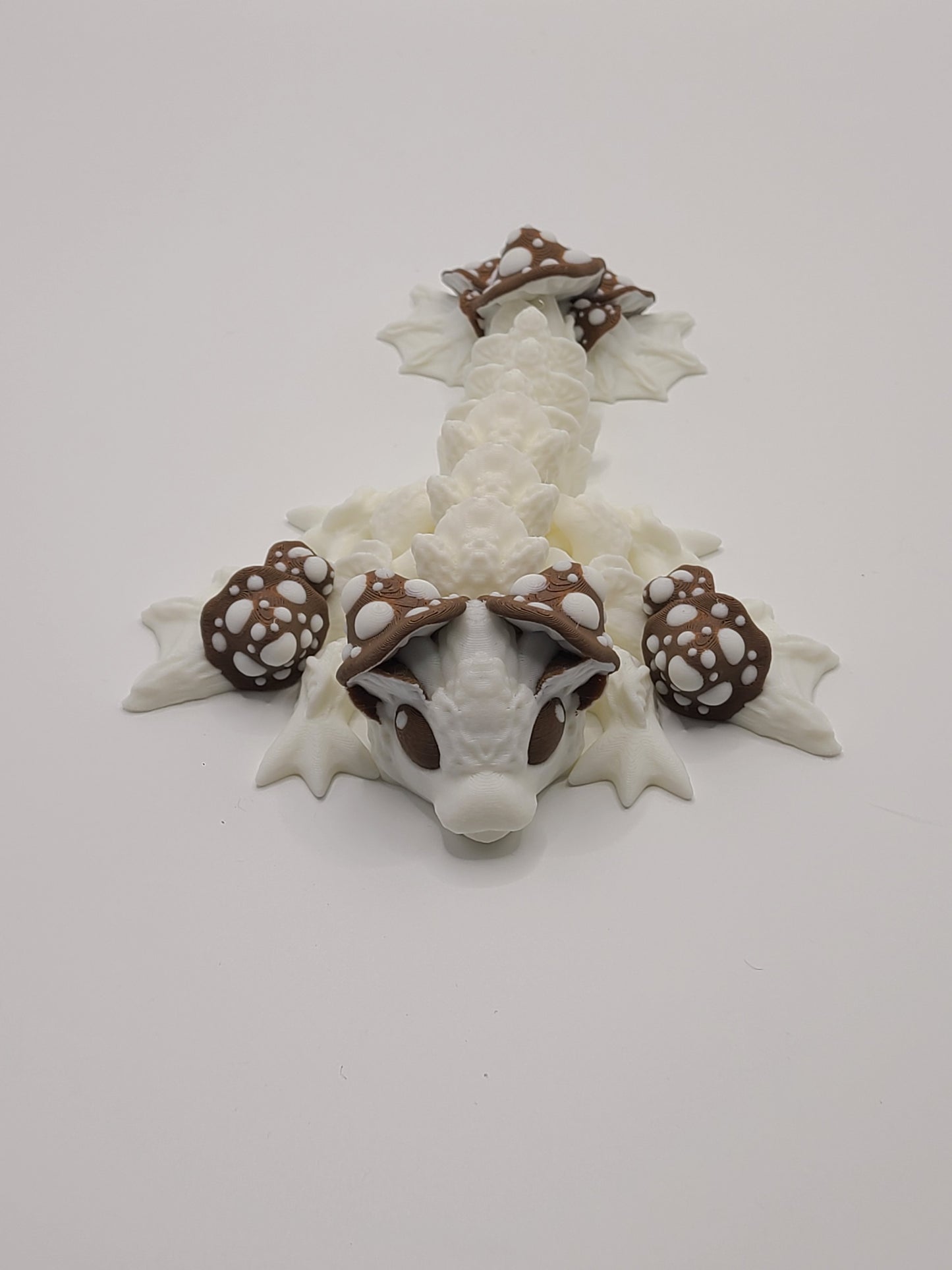 3D Printed Flexi Fidget Mushroom Dragon