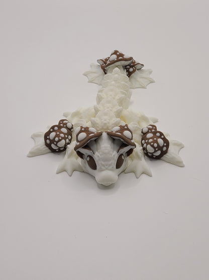 3D Printed Flexi Fidget Mushroom Dragon