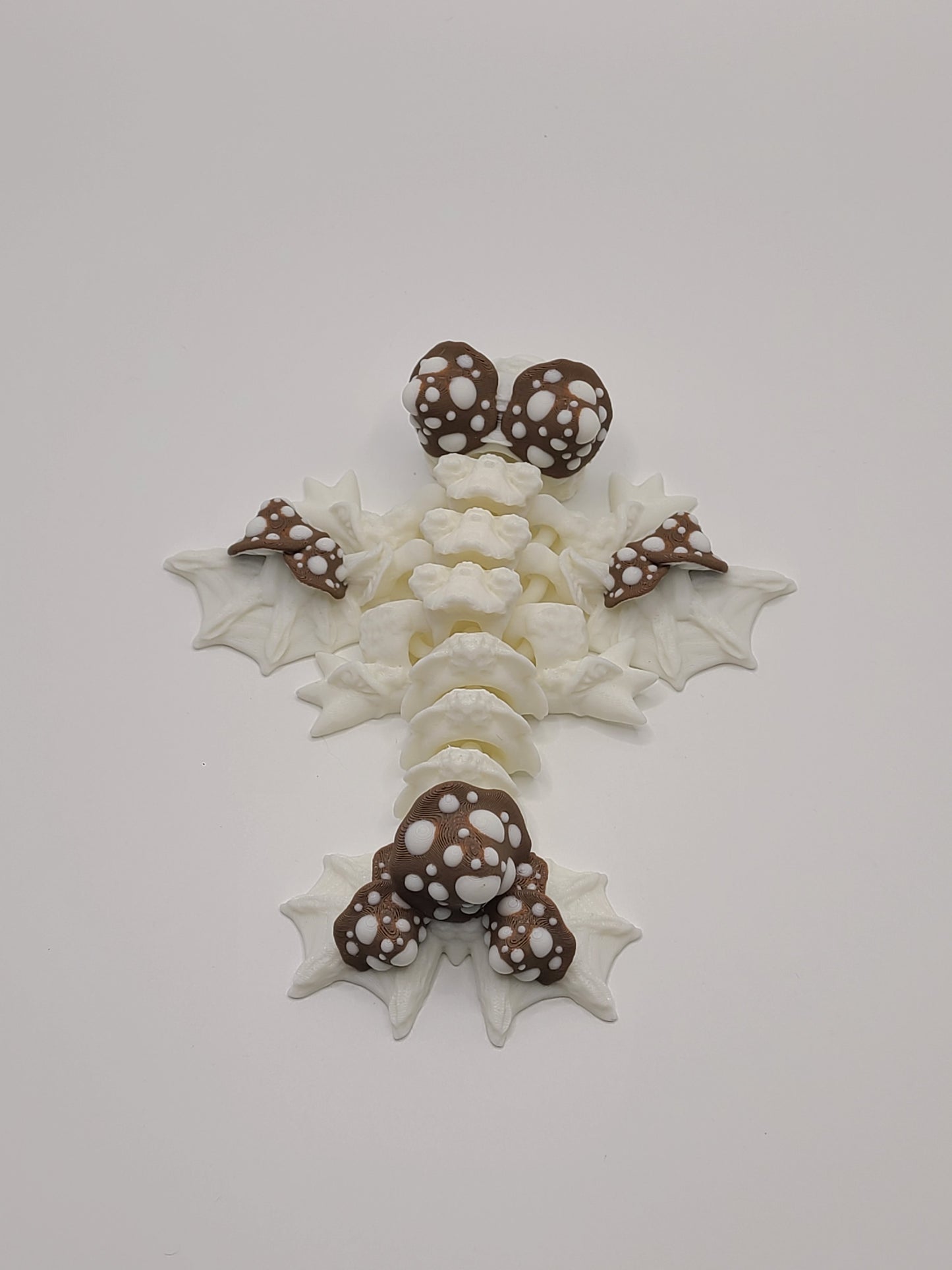 3D Printed Flexi Fidget Mushroom Dragon