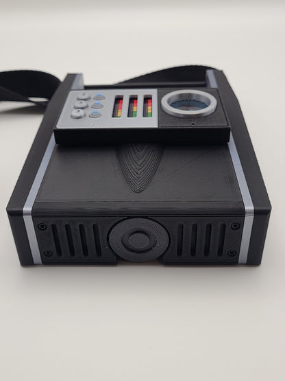 SNW Tricorder Replica with Strap, Scanner, Display Stand, & Nameplate