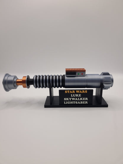 Luke Skywalker Inspired Lightsaber Replica with Display Stand