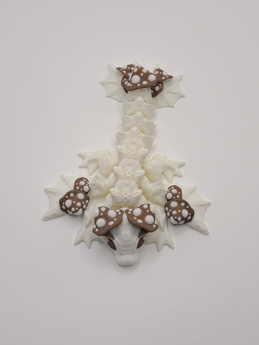 3D Printed Flexi Fidget Mushroom Dragon